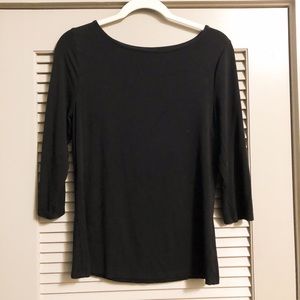 Size M A New Day Black 3/4 sleeve top